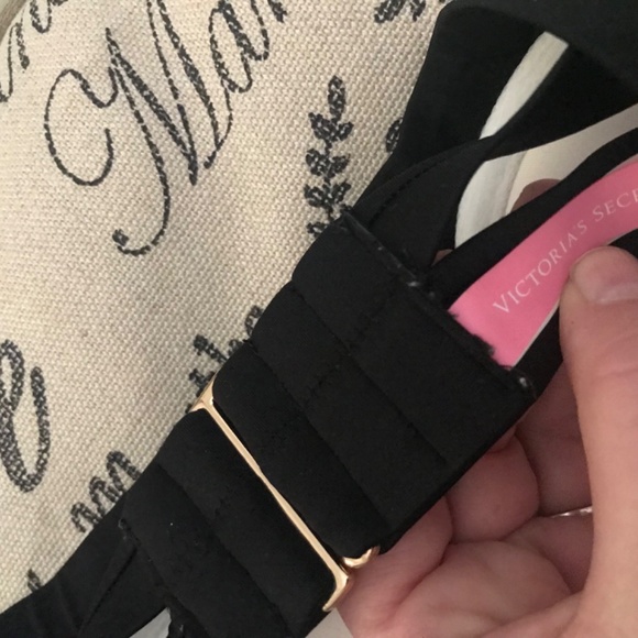 Victoria's Secret banded BIKINI DIFFUSED PALM blue yellow pink neon M - Picture 3 of 6